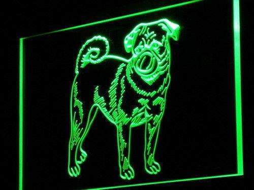 Pug Dog LED Light Sign - Way Up Gifts