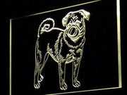Pug Dog LED Light Sign - LED Gift Works