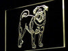 Pug Dog LED Light Sign - Way Up Gifts