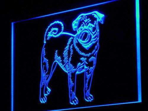 Pug Dog LED Light Sign - Way Up Gifts