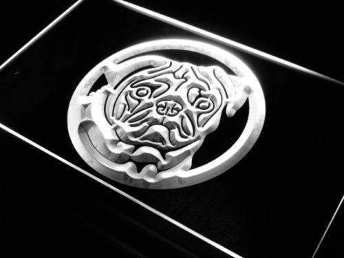 Pug LED Light Sign - LED Gift Works