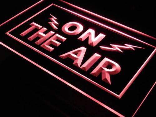 Radio On the Air LED Light Sign - Way Up Gifts