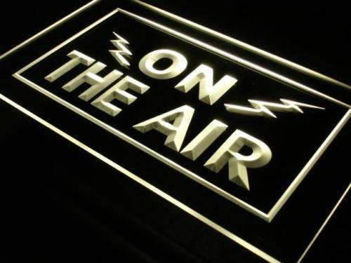 Radio On the Air LED Light Sign - Way Up Gifts