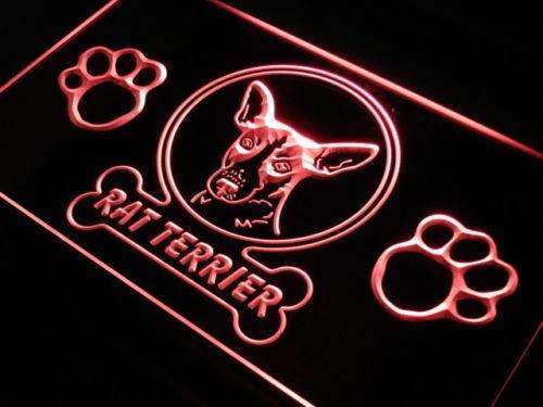 Rat Terrier LED Light Sign - LED Gift Works