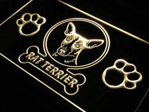 Rat Terrier LED Light Sign - Way Up Gifts