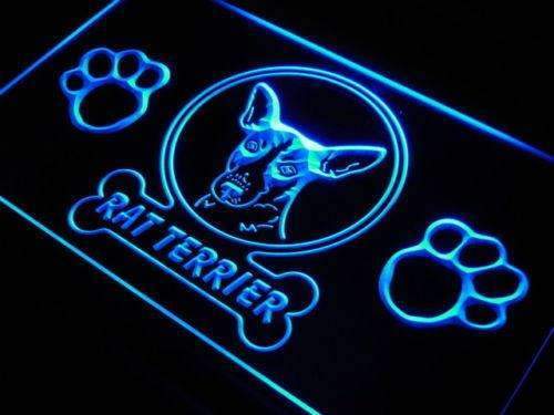 Rat Terrier LED Light Sign - Way Up Gifts