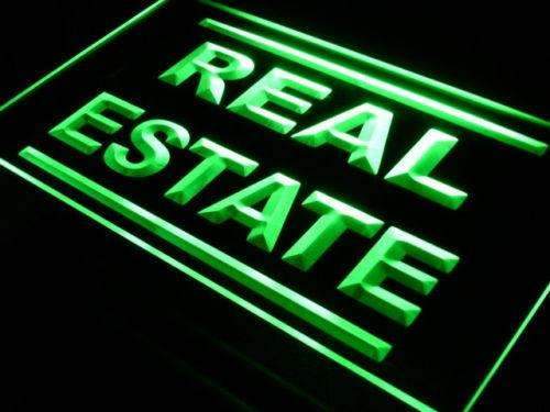 Real Estate LED Light Sign - LED Gift Works