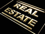 Real Estate LED Light Sign - LED Gift Works