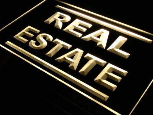 Real Estate LED Light Sign - LED Gift Works