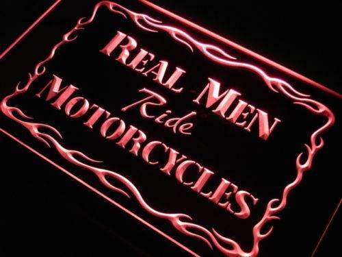 Real Men Ride Motorcycles LED Light Sign - Way Up Gifts