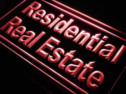Residential Real Estate LED Light Sign - LED Gift Works