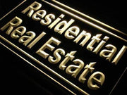Residential Real Estate LED Light Sign - LED Gift Works