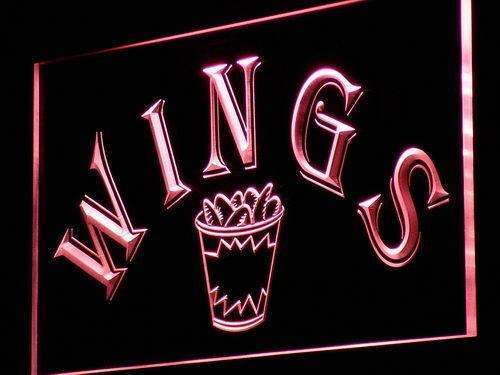 Restaurant Bar Chicken Wings LED Light Sign - LED Gift Works