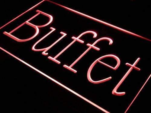 Restaurant Buffet LED Light Sign - LED Gift Works