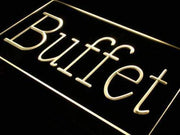 Restaurant Buffet LED Light Sign - LED Gift Works