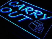 Restaurant Food Take Away Carry Out LED Light Sign - LED Gift Works