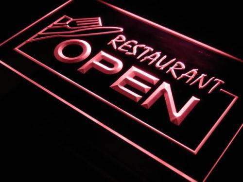 Restaurant Open LED Light Sign - LED Gift Works