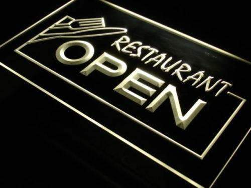 Restaurant Open LED Light Sign - Way Up Gifts