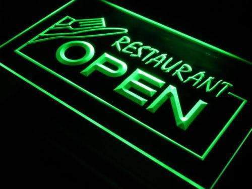 Restaurant Open LED Light Sign - LED Gift Works