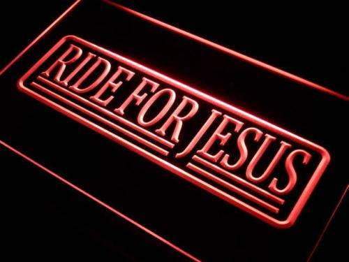 Ride for Jesus LED Light Sign - LED Gift Works