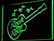 Rock and Roll Guitar LED Light Sign - LED Gift Works