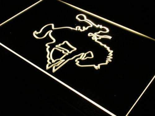 Rodeo Western Cowboy Horse LED Light Sign - Way Up Gifts