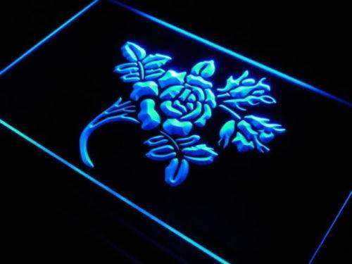 Rose Flower LED Light Sign - Way Up Gifts
