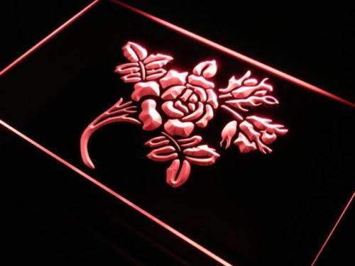 Rose Flower LED Light Sign - Way Up Gifts
