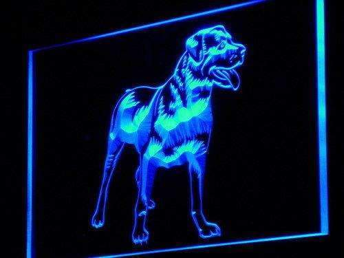 Rottweiler Dog LED Light Sign - Way Up Gifts