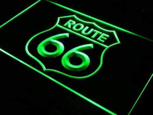Route 66 LED Light Sign - LED Gift Works