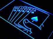 Royal Flush Poker LED Light Sign - LED Gift Works