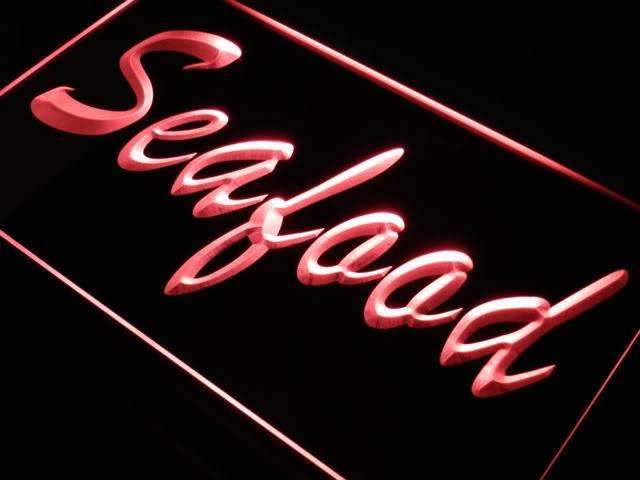 Seafood LED Light Sign - LED Gift Works