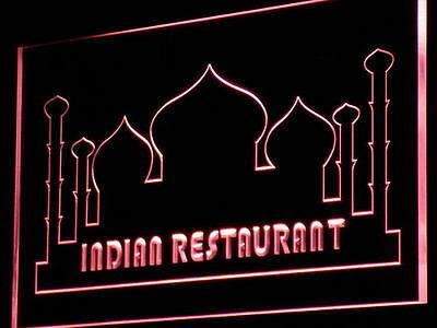 Indian Restaurant LED Light Sign - Way Up Gifts