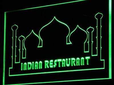 Indian Restaurant LED Light Sign - Way Up Gifts
