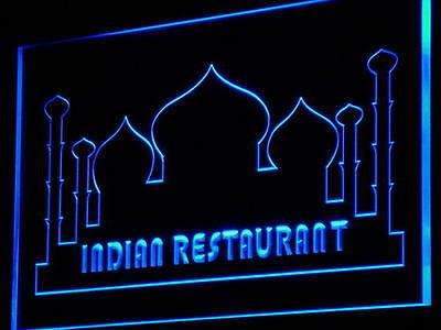 Indian Restaurant LED Light Sign - Way Up Gifts