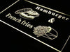 Hamburger French Fries LED Light Sign - Way Up Gifts