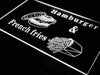 Hamburger French Fries LED Light Sign - Way Up Gifts