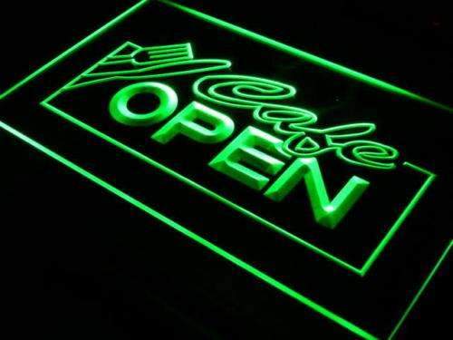 Cafe Open LED Light Sign - Way Up Gifts