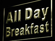 All Day Breakfast LED Light Sign - LED Gift Works