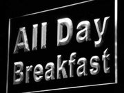 All Day Breakfast LED Light Sign - LED Gift Works