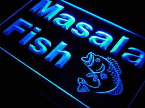Seafood Masala Fish LED Light Sign - Way Up Gifts