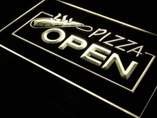Pizzeria Pizza Open LED Light Sign - LED Gift Works
