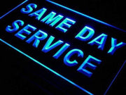Same Day Service LED Light Sign - LED Gift Works