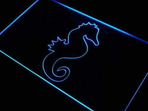 Sea Horse Ocean Decor LED Light Sign - Way Up Gifts