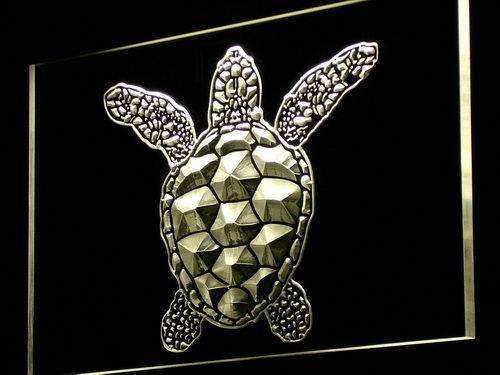 Sea Turtle LED Light Sign - LED Gift Works
