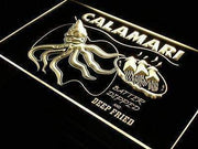 Seafood Calamari LED Light Sign - LED Gift Works