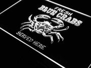 Seafood Fresh Blue Crabs LED Light Sign - LED Gift Works