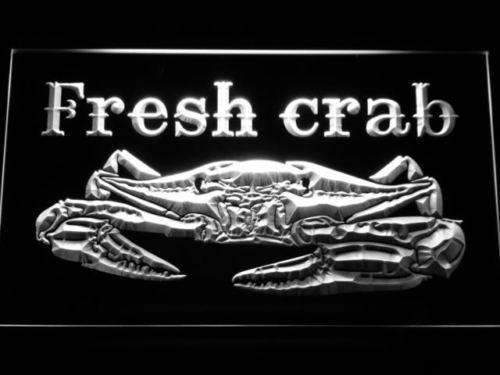 Seafood Fresh Crab LED Light Sign - LED Gift Works