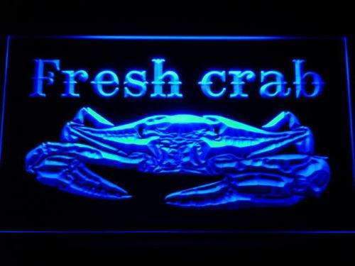 Seafood Fresh Crab LED Light Sign - LED Gift Works