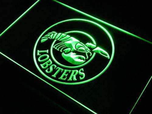Seafood Restaurant Lobsters LED Light Sign - Way Up Gifts